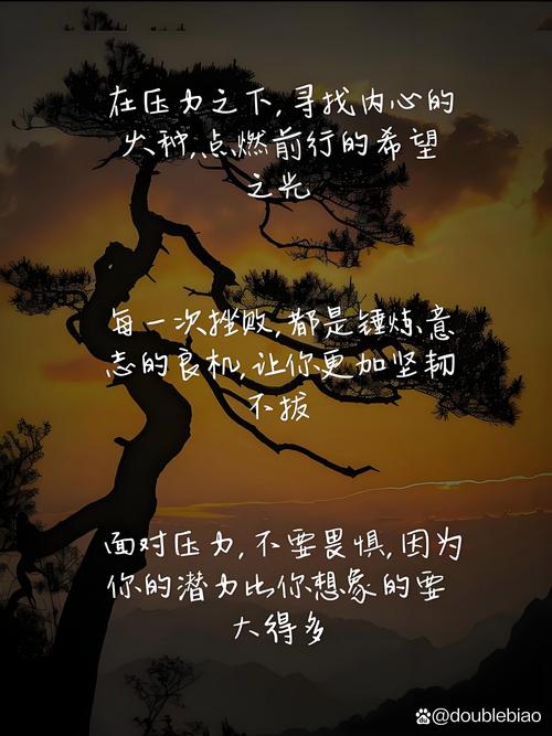 人生压力与成长_职场受委屈励志语录_承受压力励志句子