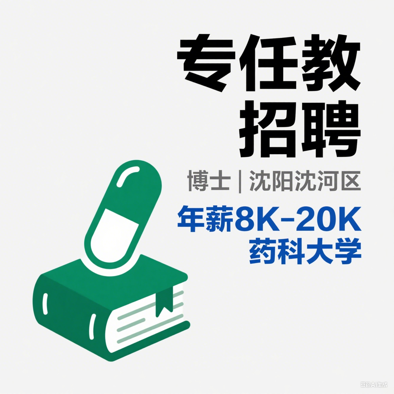 沈阳药科大学 2025 招聘：专任教师 3 名（博士・沈阳・